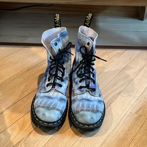 Dr. Martens Women's 1460 Pascal Summer Tie Dye Boots
